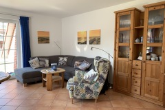 Ferienhaus Nordseemuschel in Norddeich - Wohnzimmer