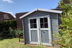 Ferienhaus Nordseemuschel in Norddeich - Garten